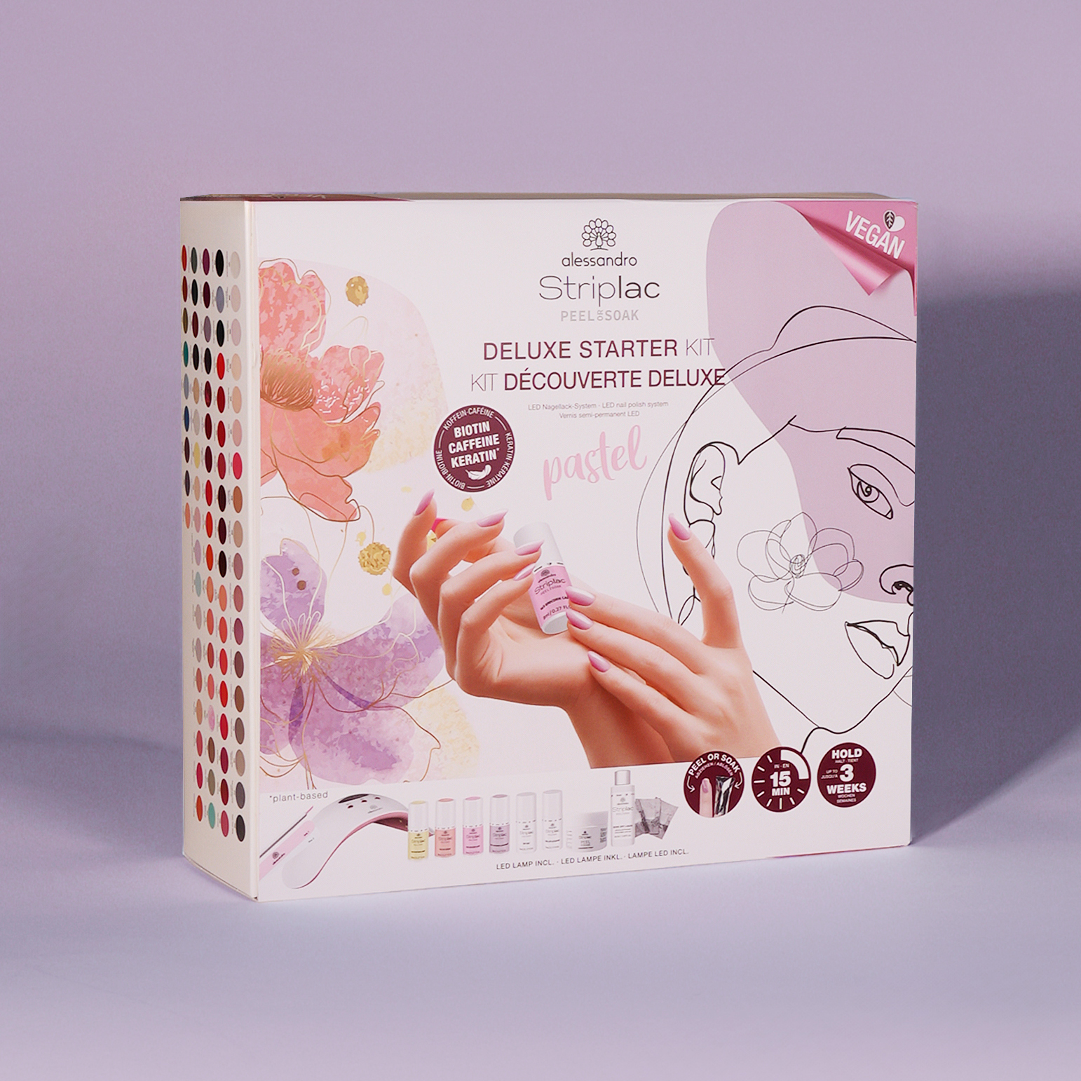 Striplac Peel or Soak Deluxe Starter Kit Pastel Striplac Peel or Soak Deluxe Starter Kit Pastel